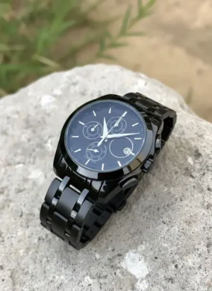 BLACK COLOUR WATCH
